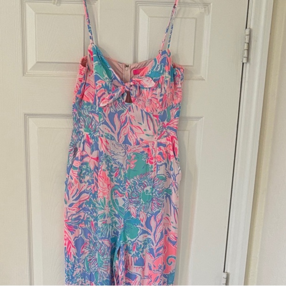 Lilly Pulitzer Pink and Blue Women’s Pantsuit